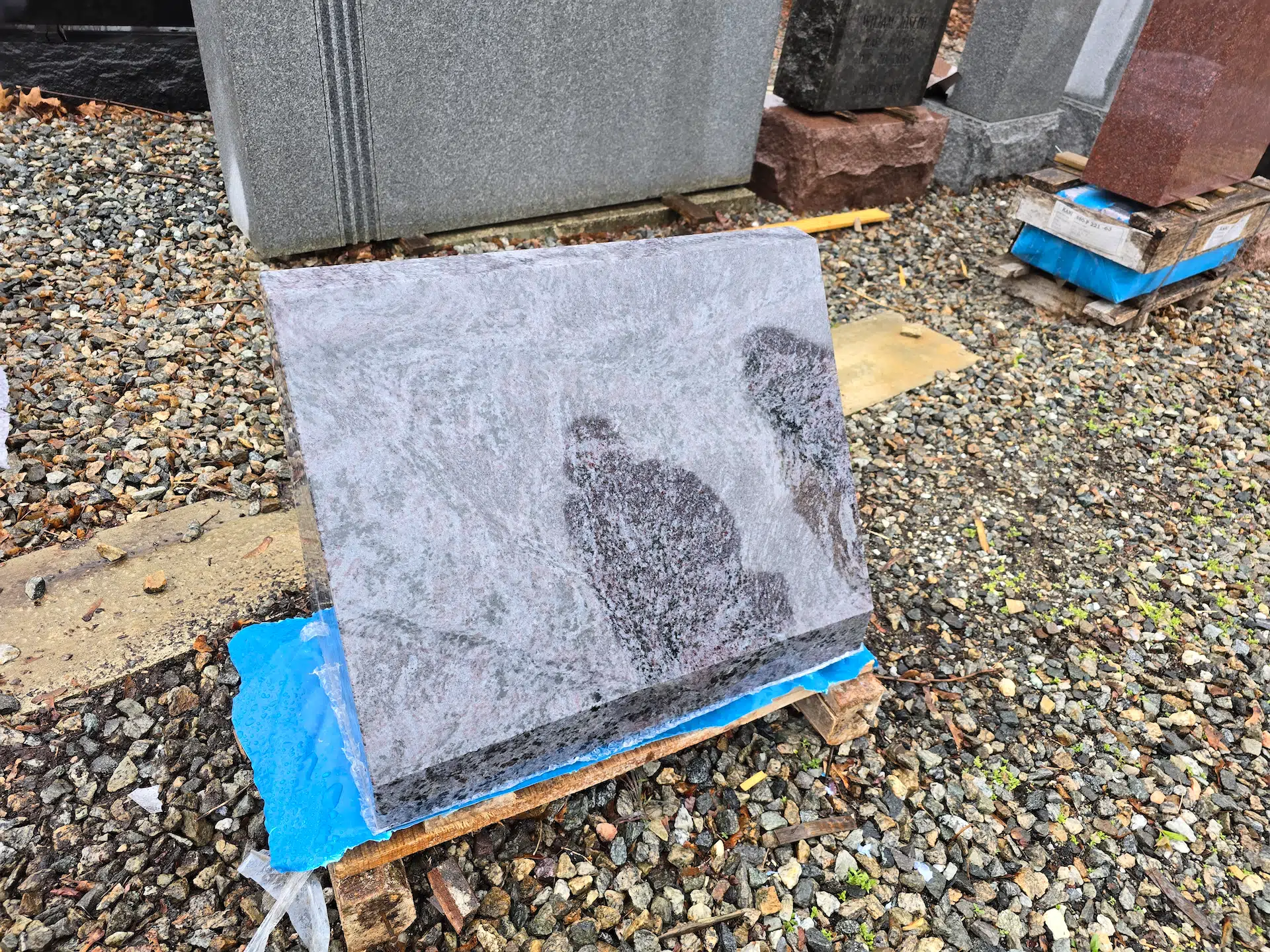granite Headstone Engraving / Etching hand-carved by Gravestone Engraving in NJ — image 2